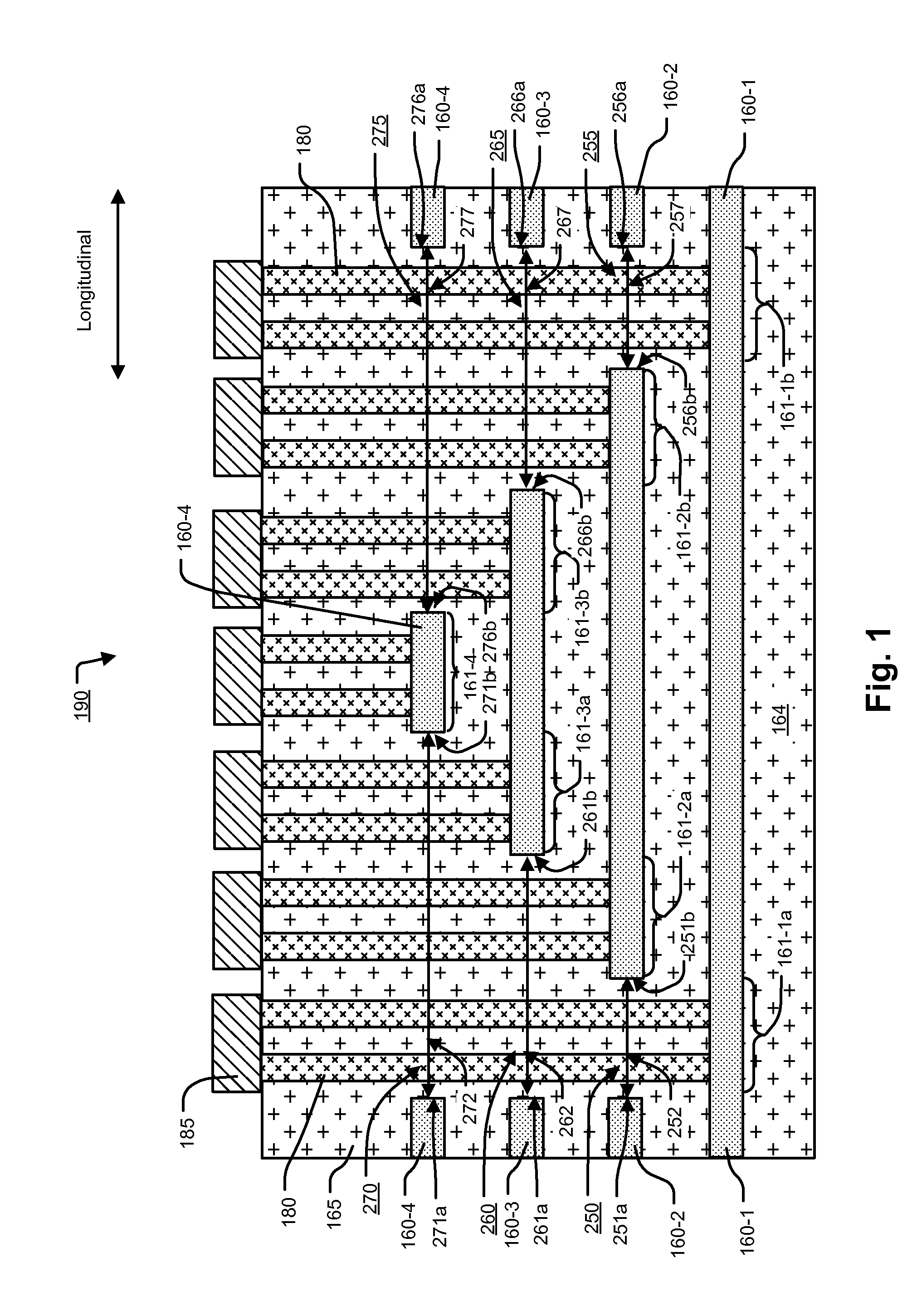 Reduced number of masks for IC device with stacked contact levels