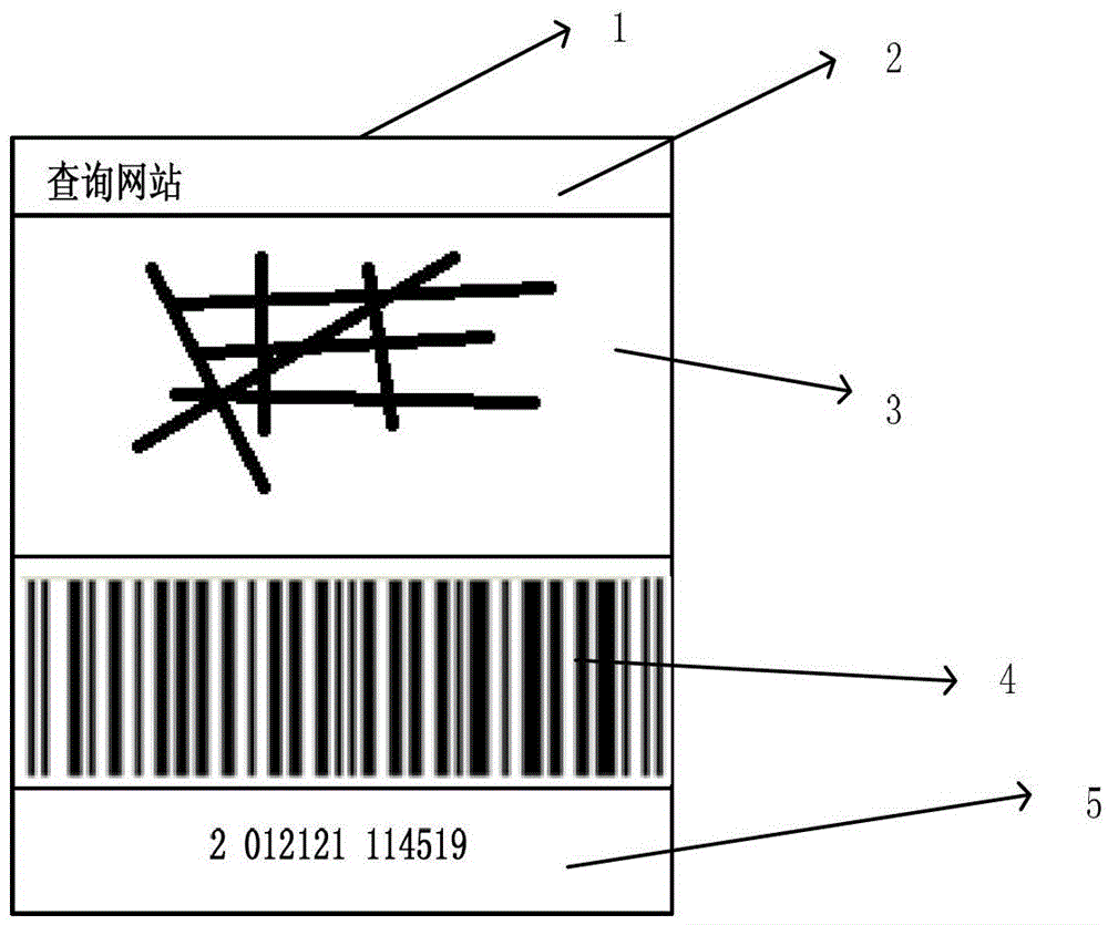 Preparation and identification method of continuous physical anti-counterfeiting labels based on image comparison