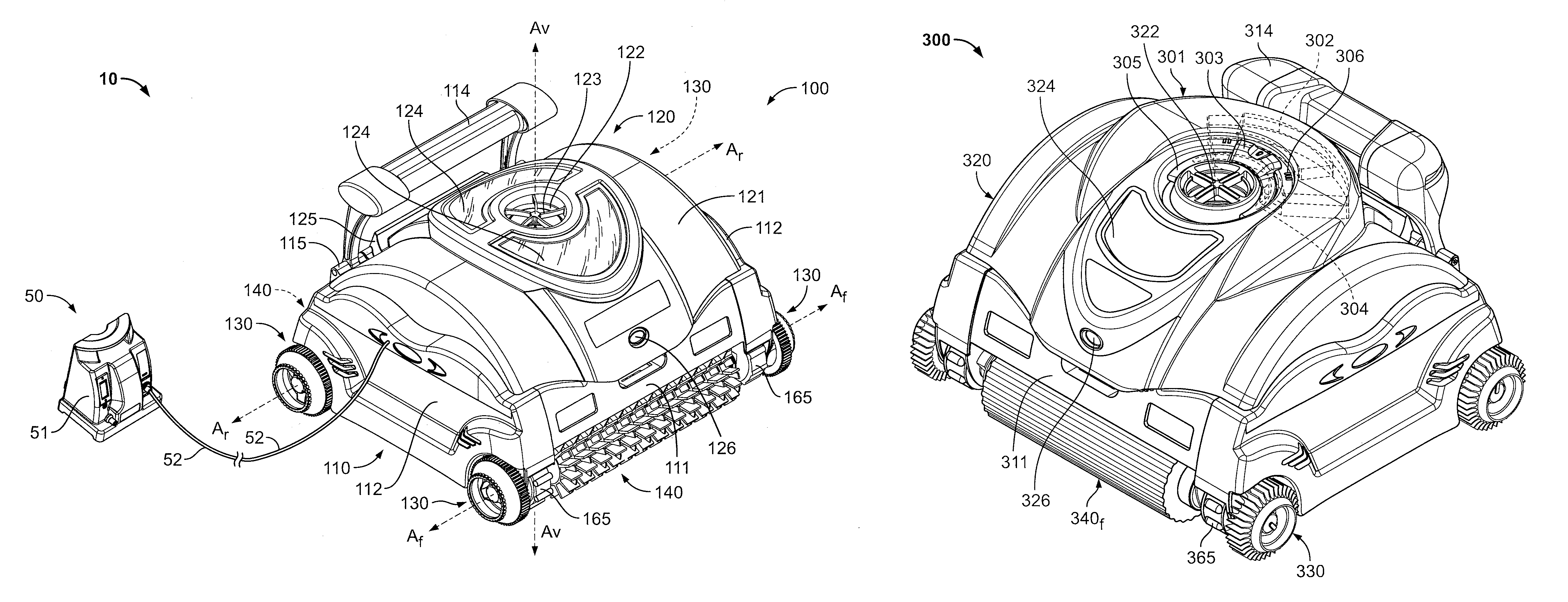 Pool cleaning device with adjustable buoyant element