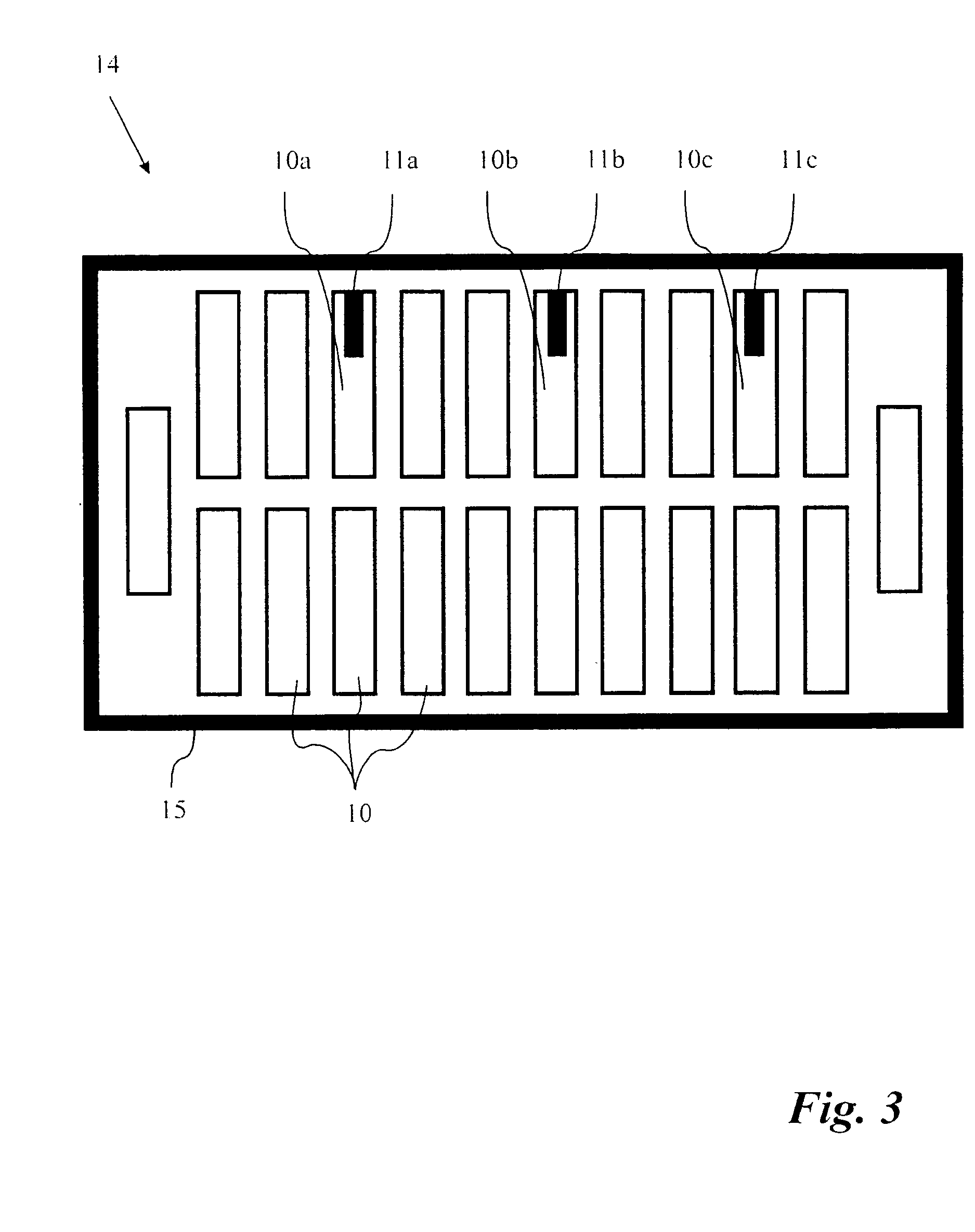 Integrated arrangement of optical fibers in a conductor