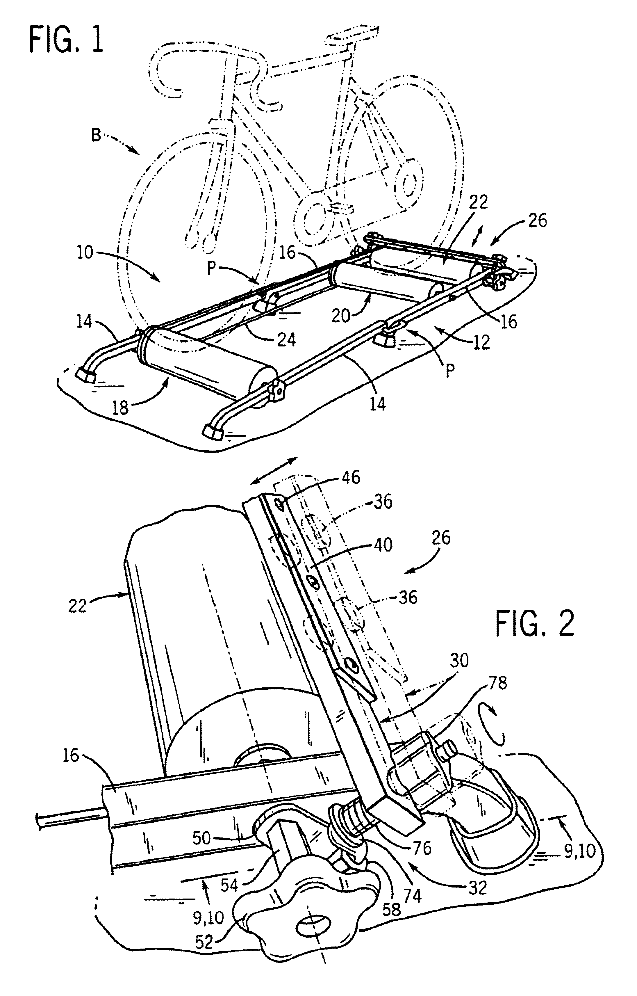Magnetic resistance system for a roller-type bicycle trainer