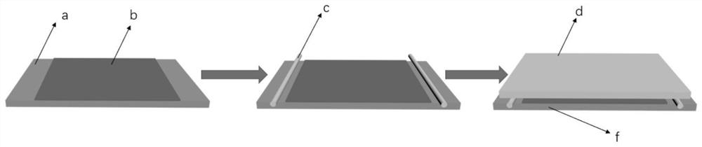 Method for preparing large-area two-dimensional organic semiconductor crystalline film through two-step method