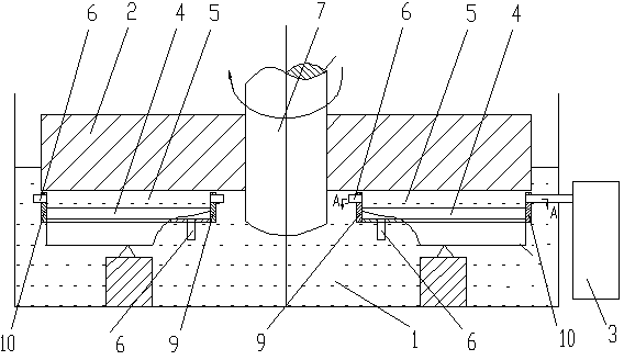 Oil supply method of liquid dynamic pressure thrust bearing