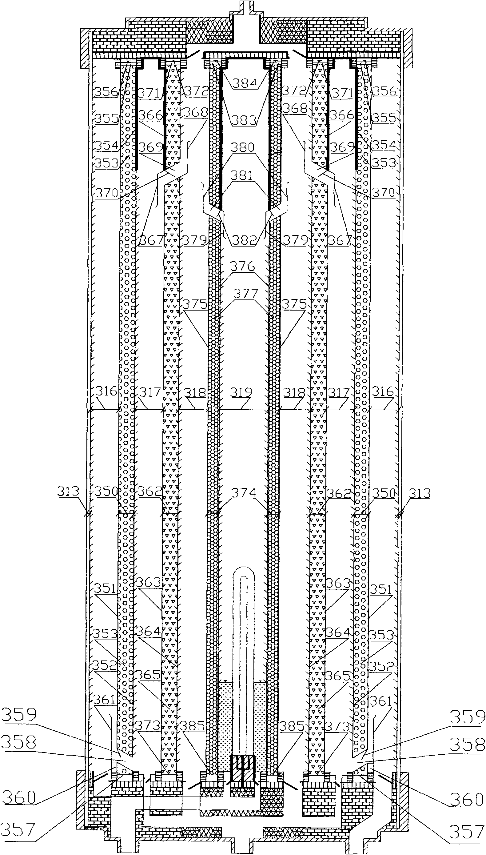 Combined type quality-divided water purification and supply device