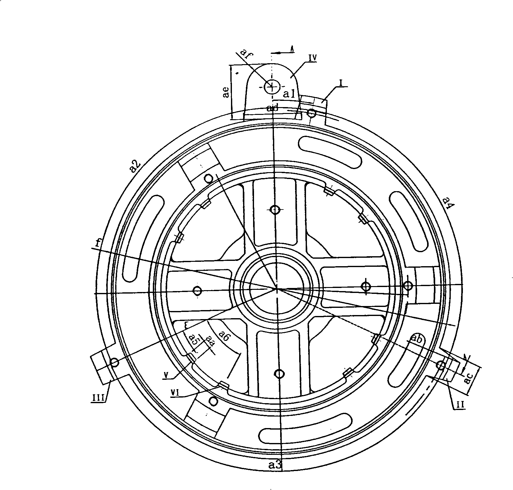Industrial sartorius electromotor shell