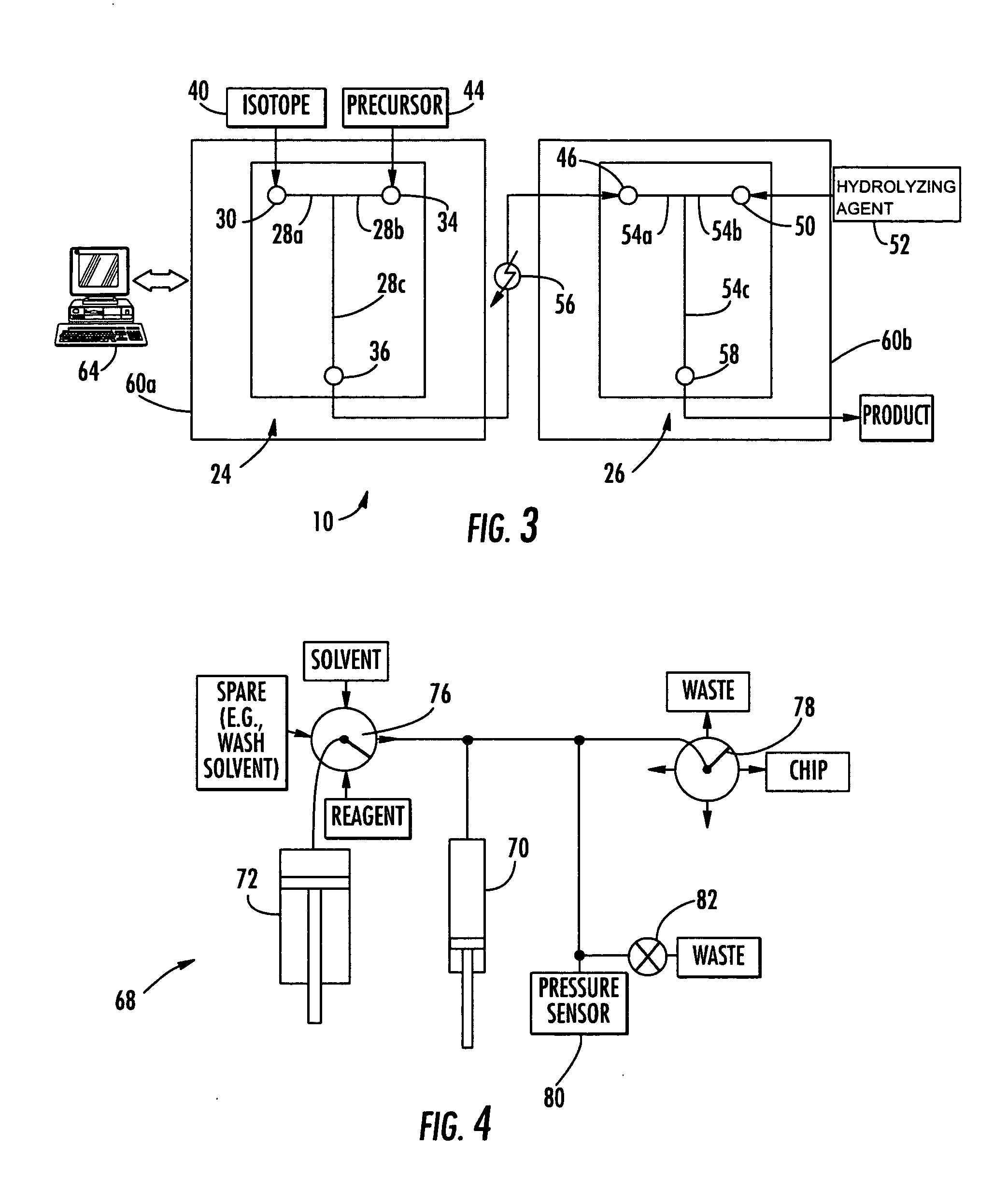 Microfluidic apparatus and method for synthesis of molecular imaging probes