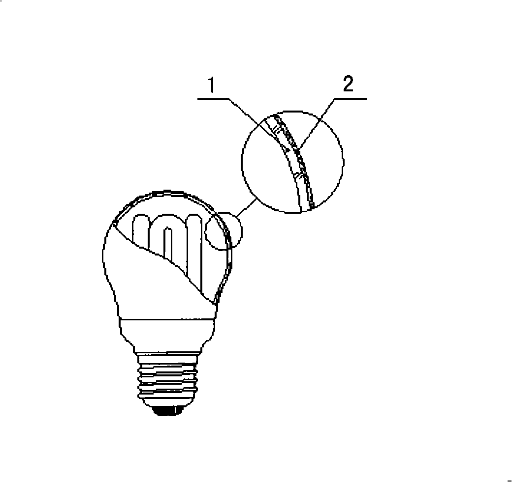 Surface coated silastic bulb and its manufacturing method