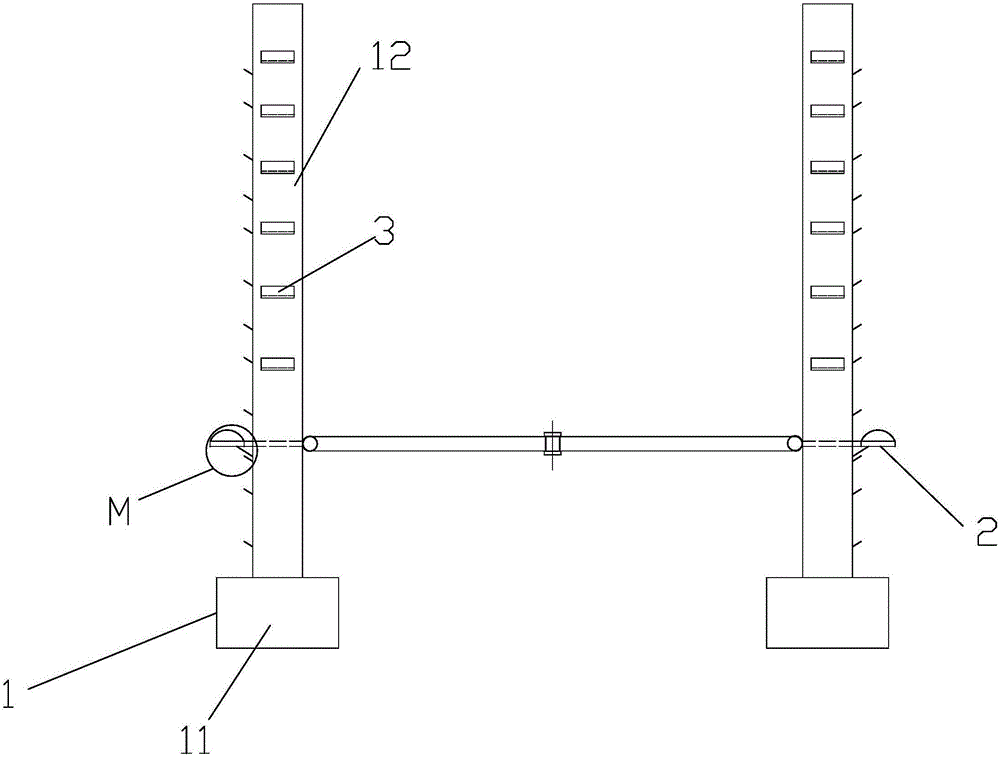 A combined climbing ladder