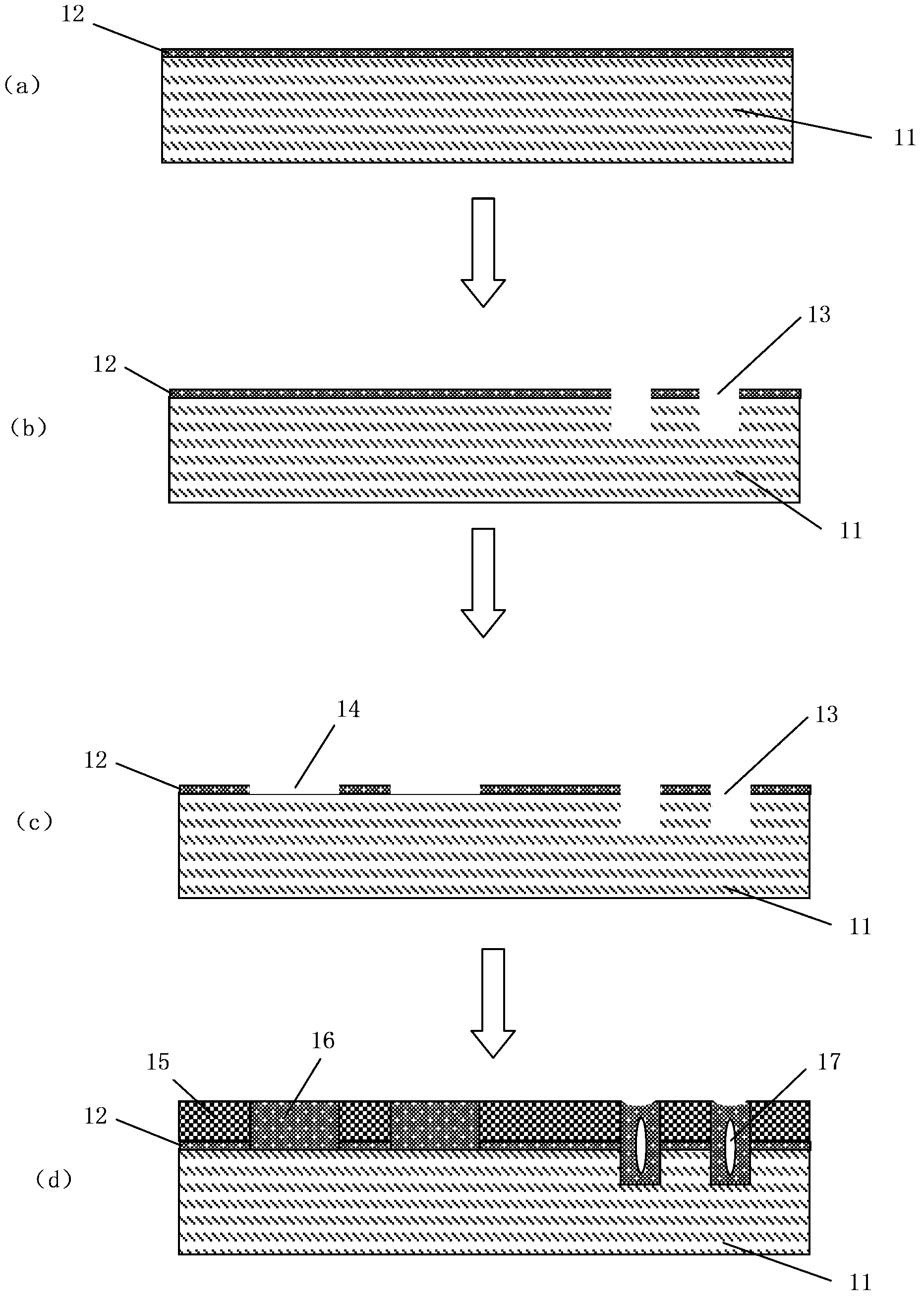 Structure of comprehensive type silicon epitaxy process photoetching alignment mark and manufacturing method