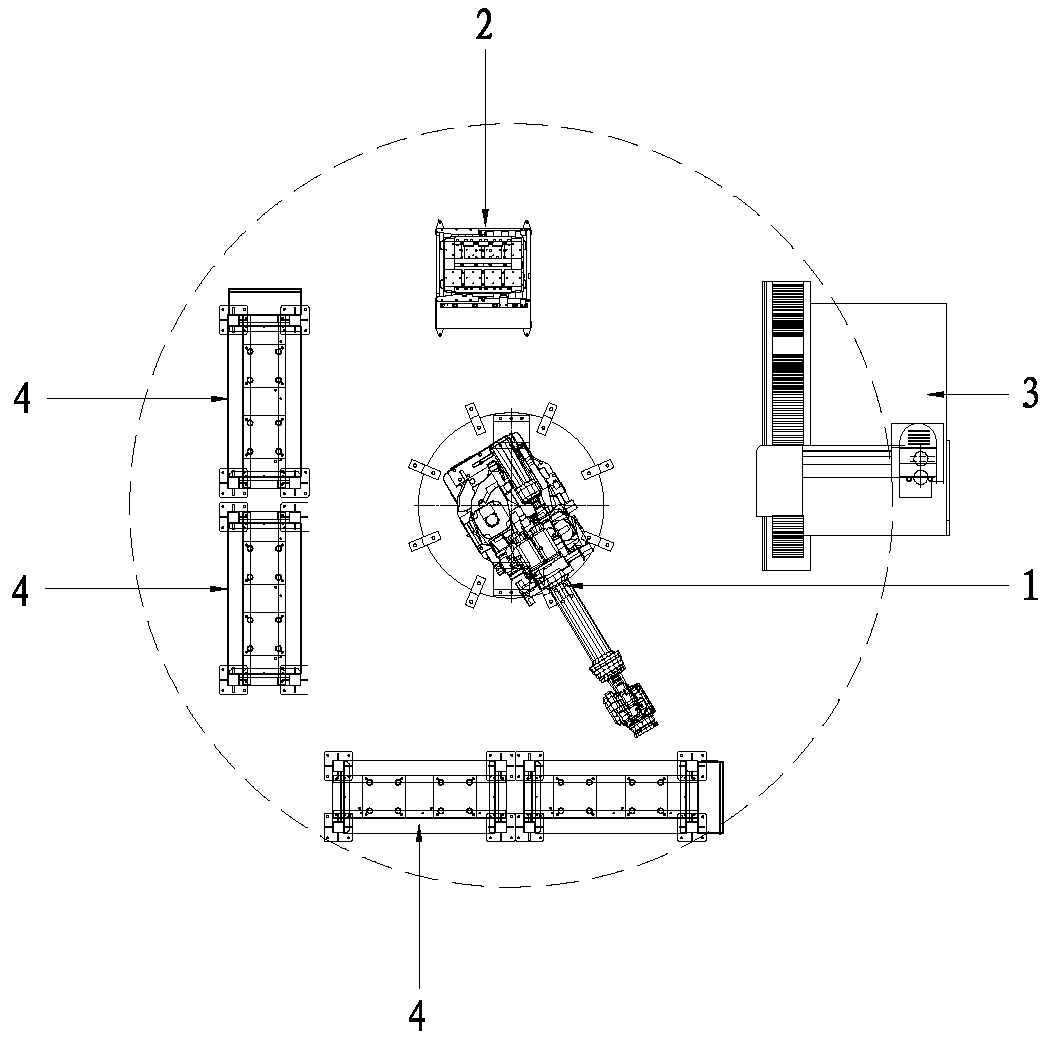 Unit module for automatically detecting mold steel