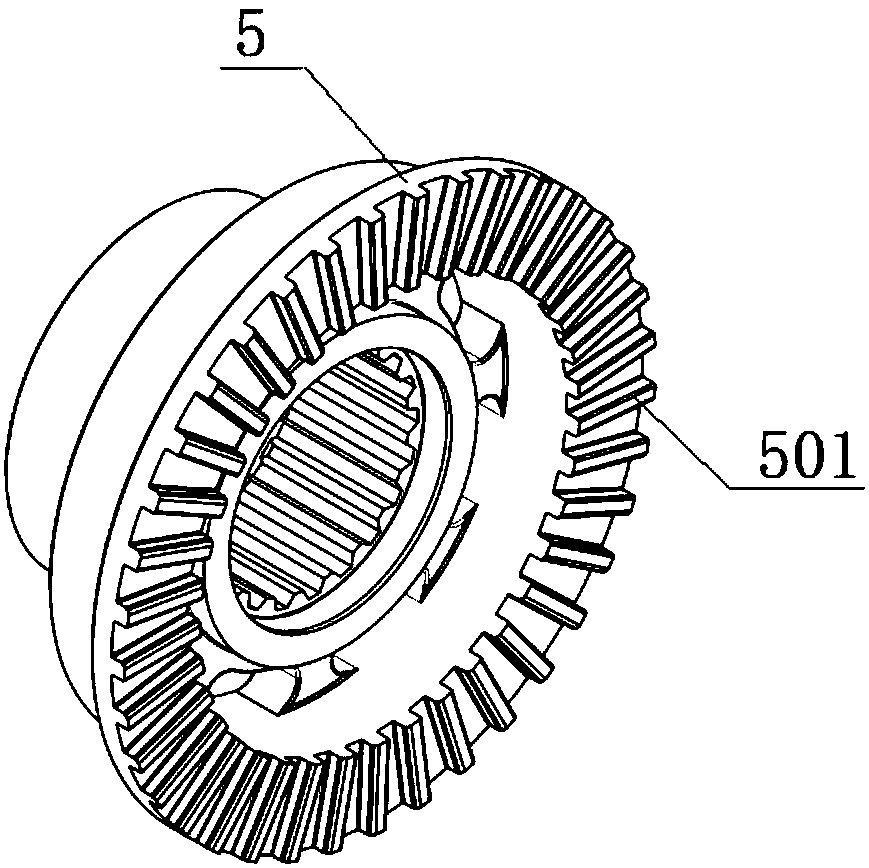 Tooth embedding type electromagnetic clutch