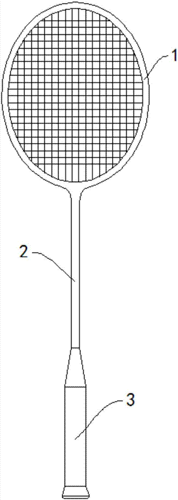 A safe badminton racket