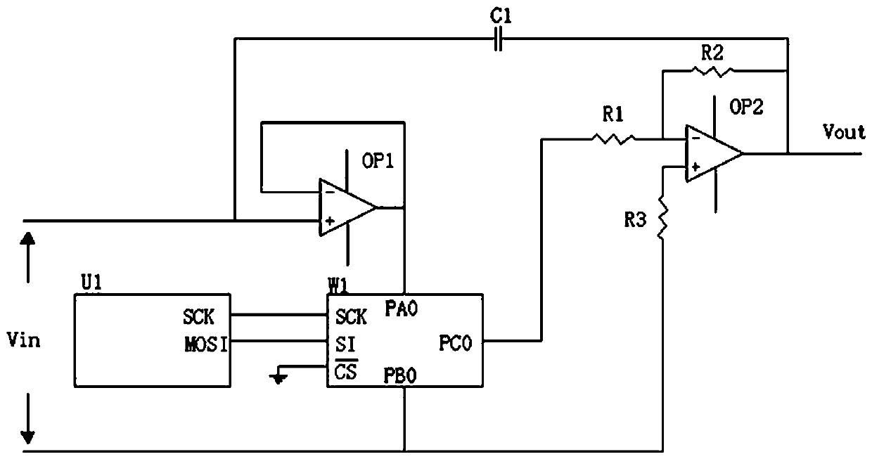 Programmable capacitive circuit