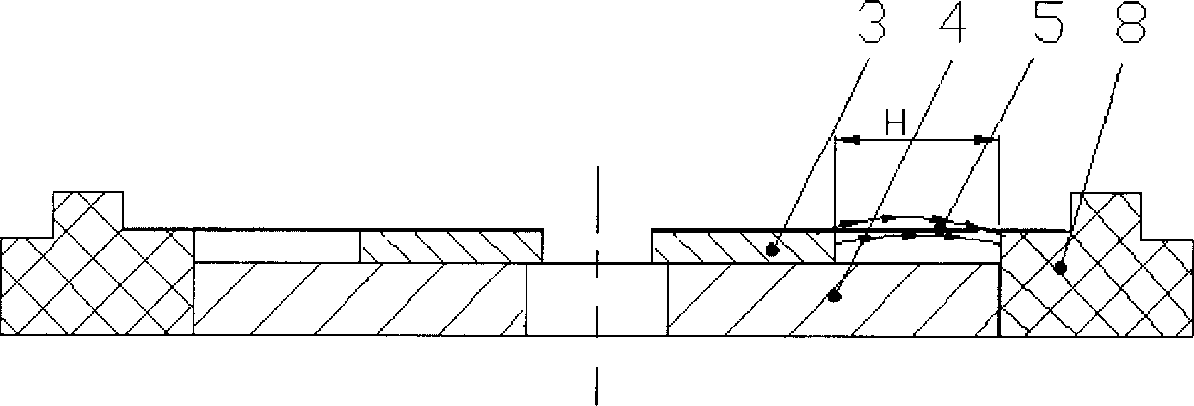 Band type loudspeaker and all band coaxial loudspeaker containing same