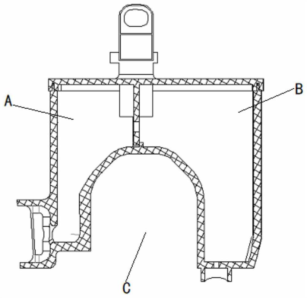 Compressor silencer and manufacturing process thereof
