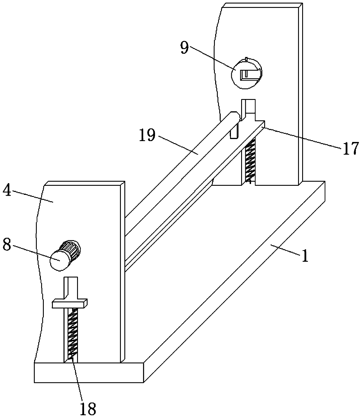 Cloth winding device for garment making