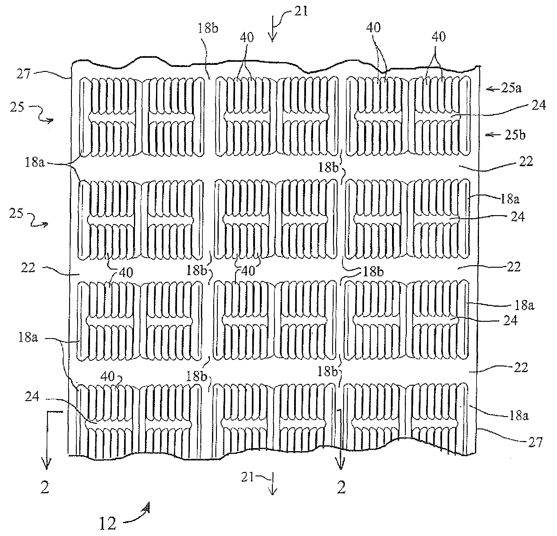 Heat exchanger fin with ribbed hem