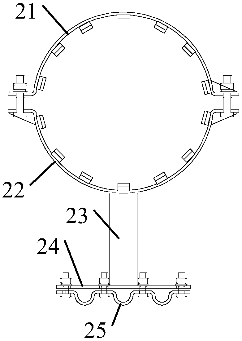Multi-telegraph-pole assembling method with inclination monitoring and multi-telegraph-pole mechanism with inclination monitoring