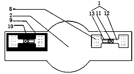 Detective vehicle-mounted weighing system and installing technology thereof based on I-shaped weighing sensor