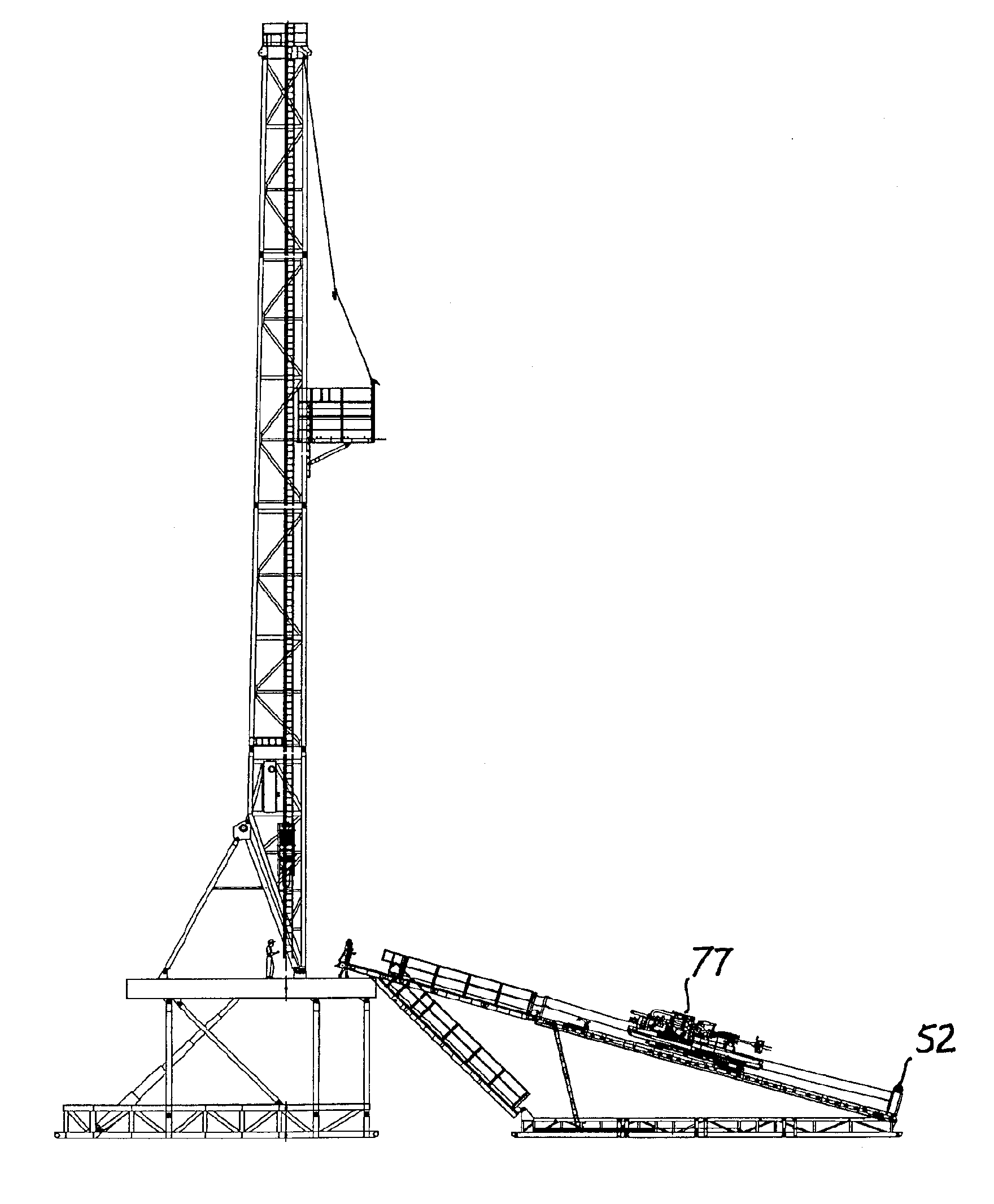 Apparatus for delivering drill pipe to a drill rig