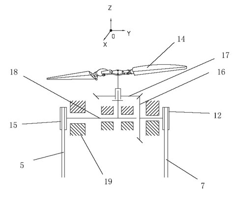Series-parallel tilting drive mechanism of tilt rotor aircraft