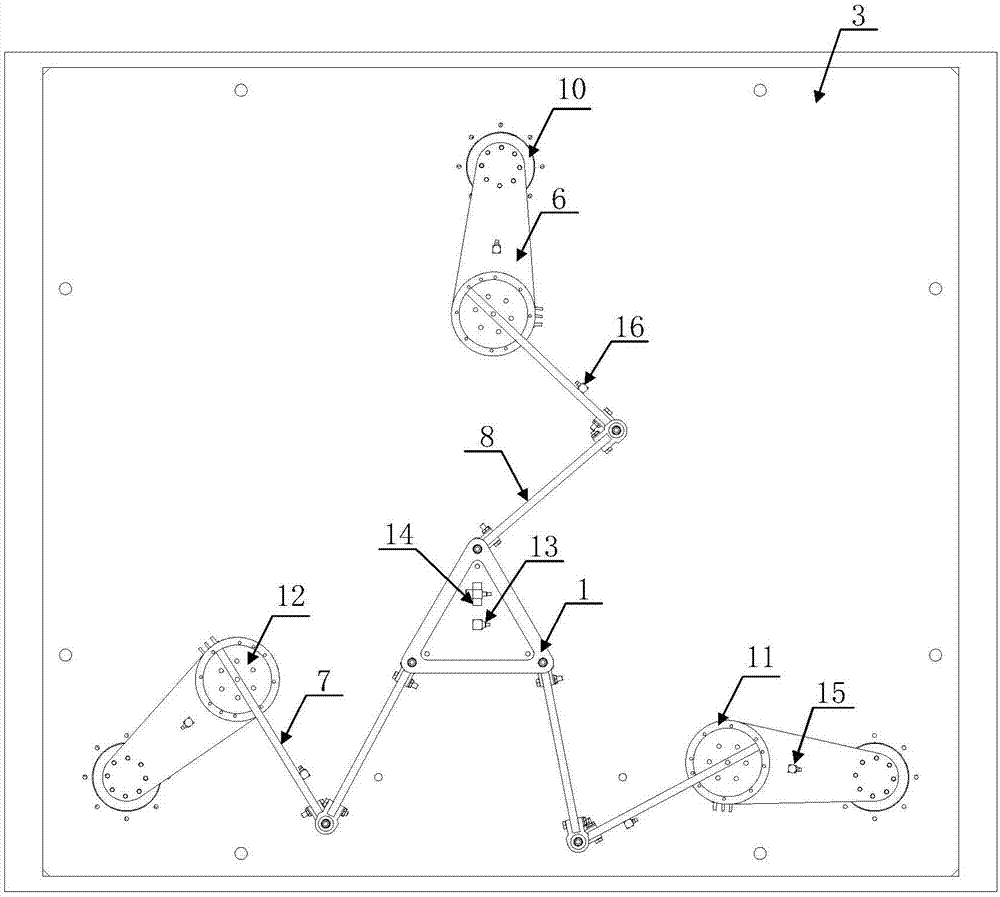 Hybrid-driven redundant plane parallel mechanism control device and method