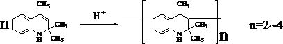 Method for purifying 2, 2, 4-trimethyl-1, 2-dihydroquinoline polymer