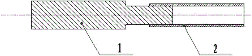 Rotary forging connection process for homogeneous or heterogeneous metal tubes and bars