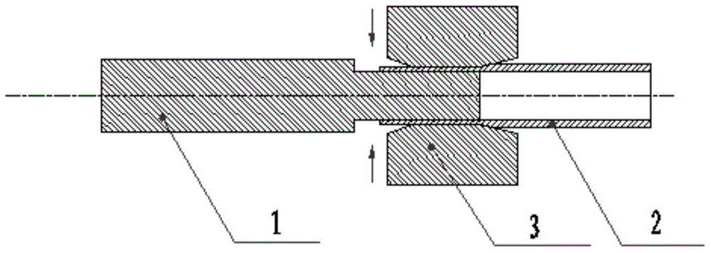 Rotary forging connection process for homogeneous or heterogeneous metal tubes and bars