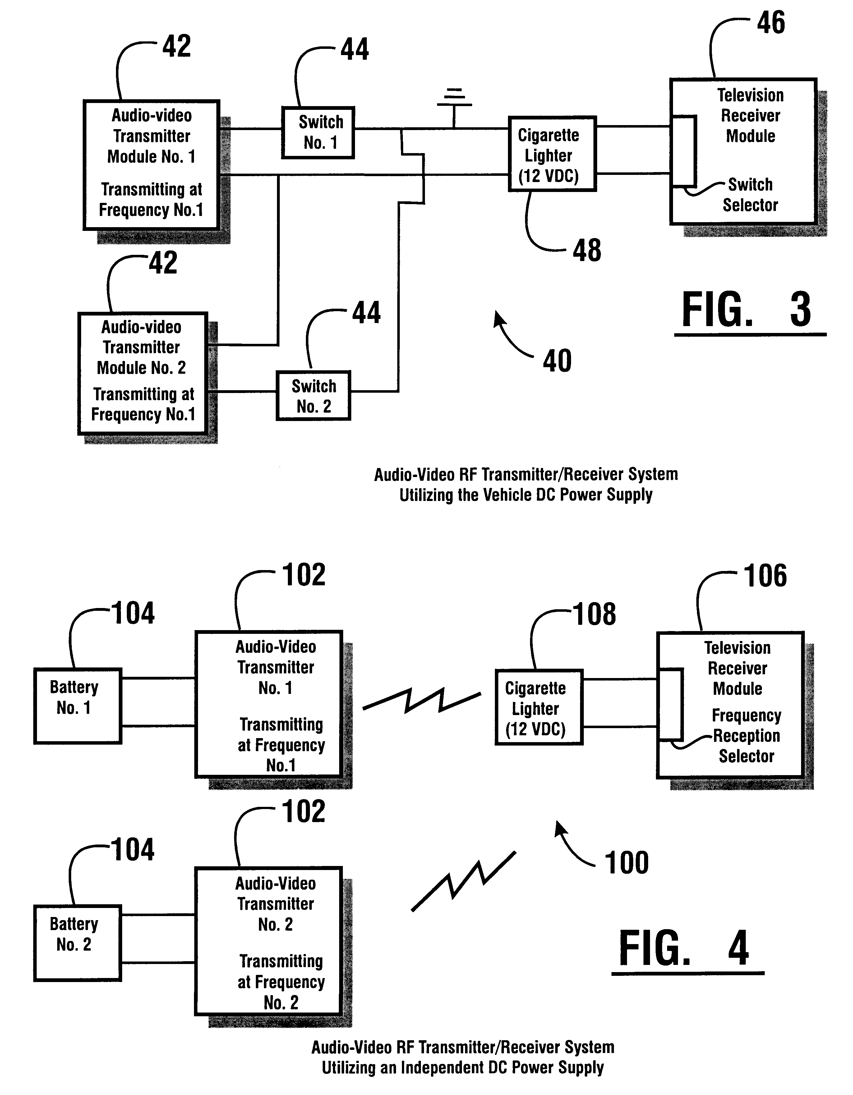 Video and audio transmission apparatus for vehicle surveillance system
