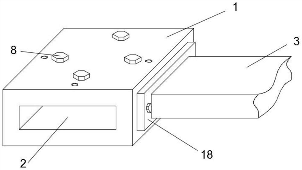 A kind of cross beam in the middle of the cover plate for shock-absorbing safety cabin and its installation method