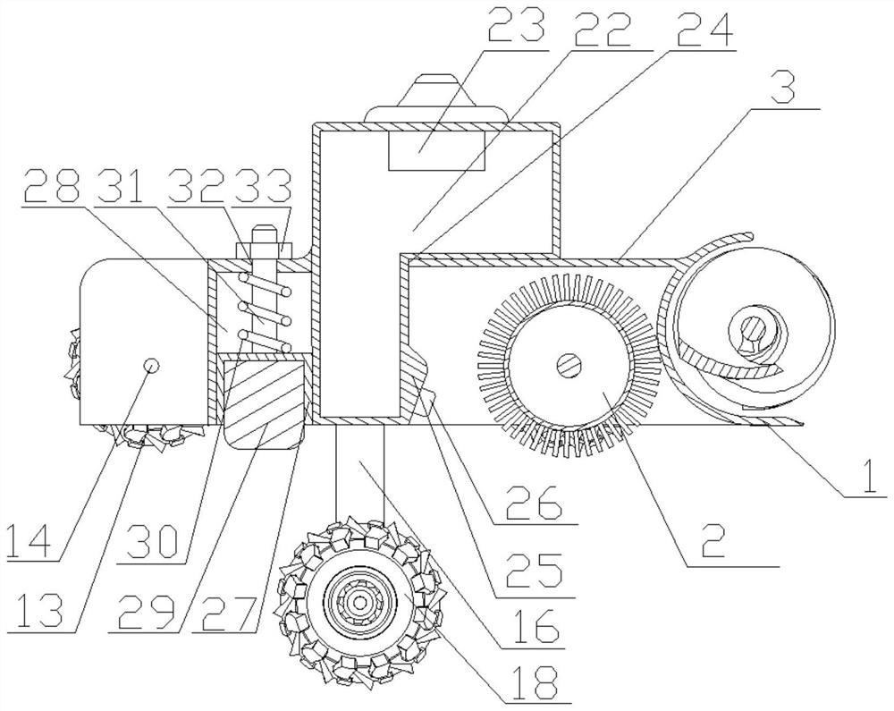 A cleaning device for solar photovoltaic panels