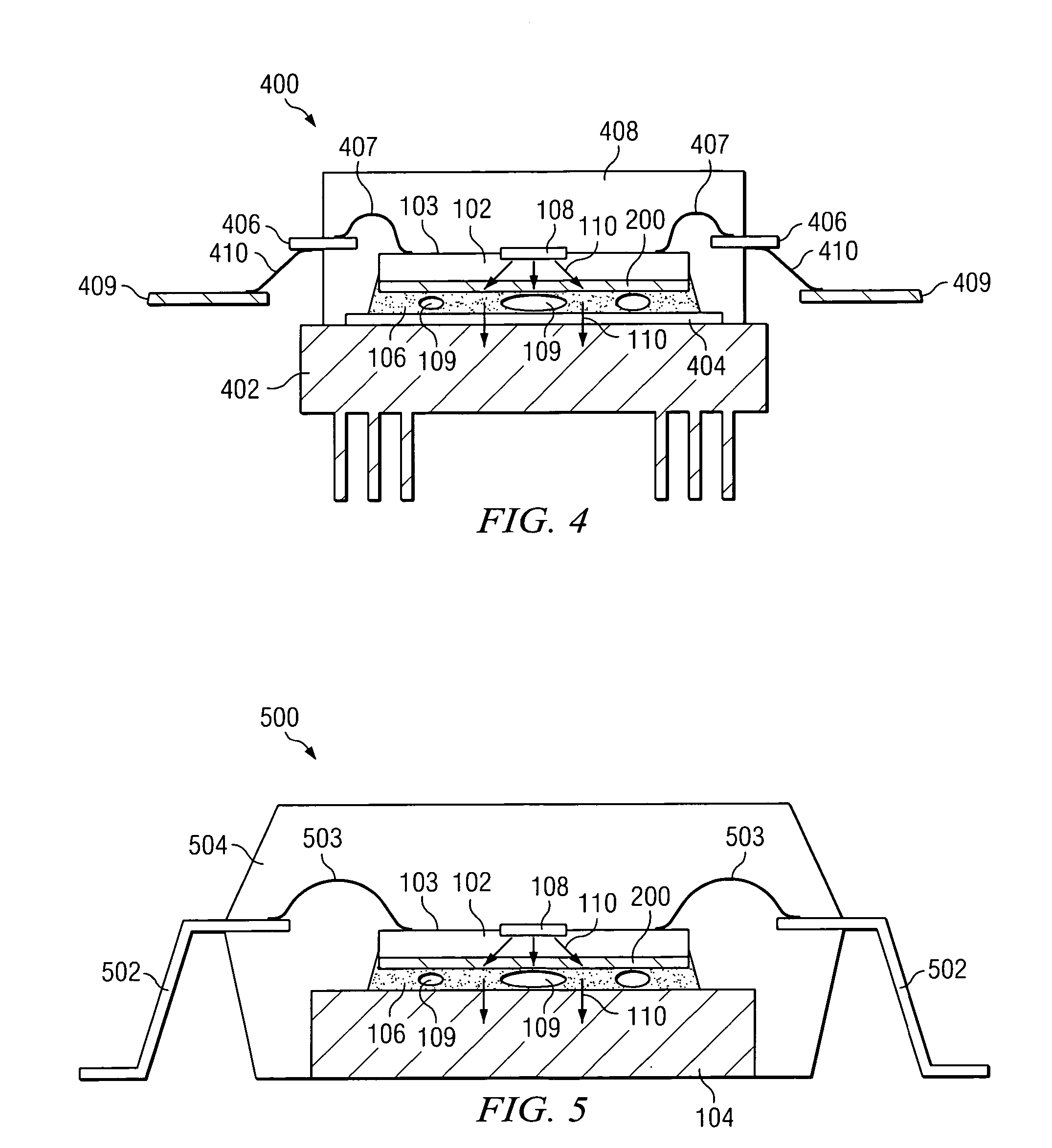 System and method for die attach using a backside heat spreader