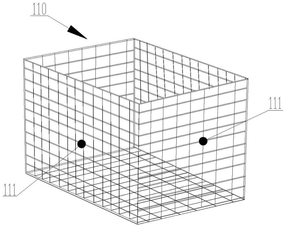 Construction method of gabion retaining wall