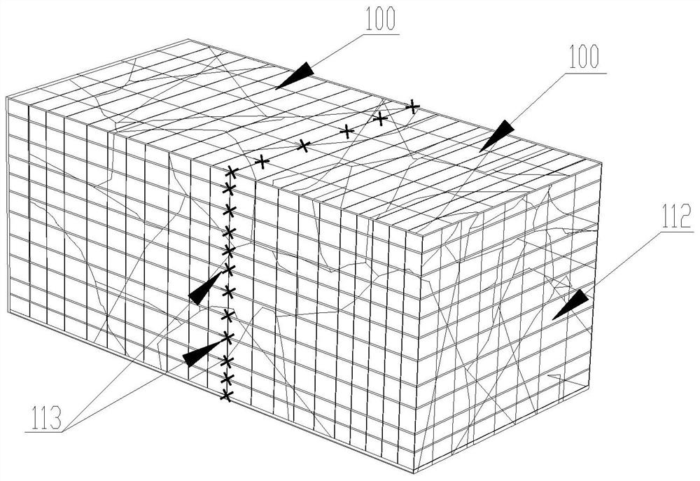 Construction method of gabion retaining wall