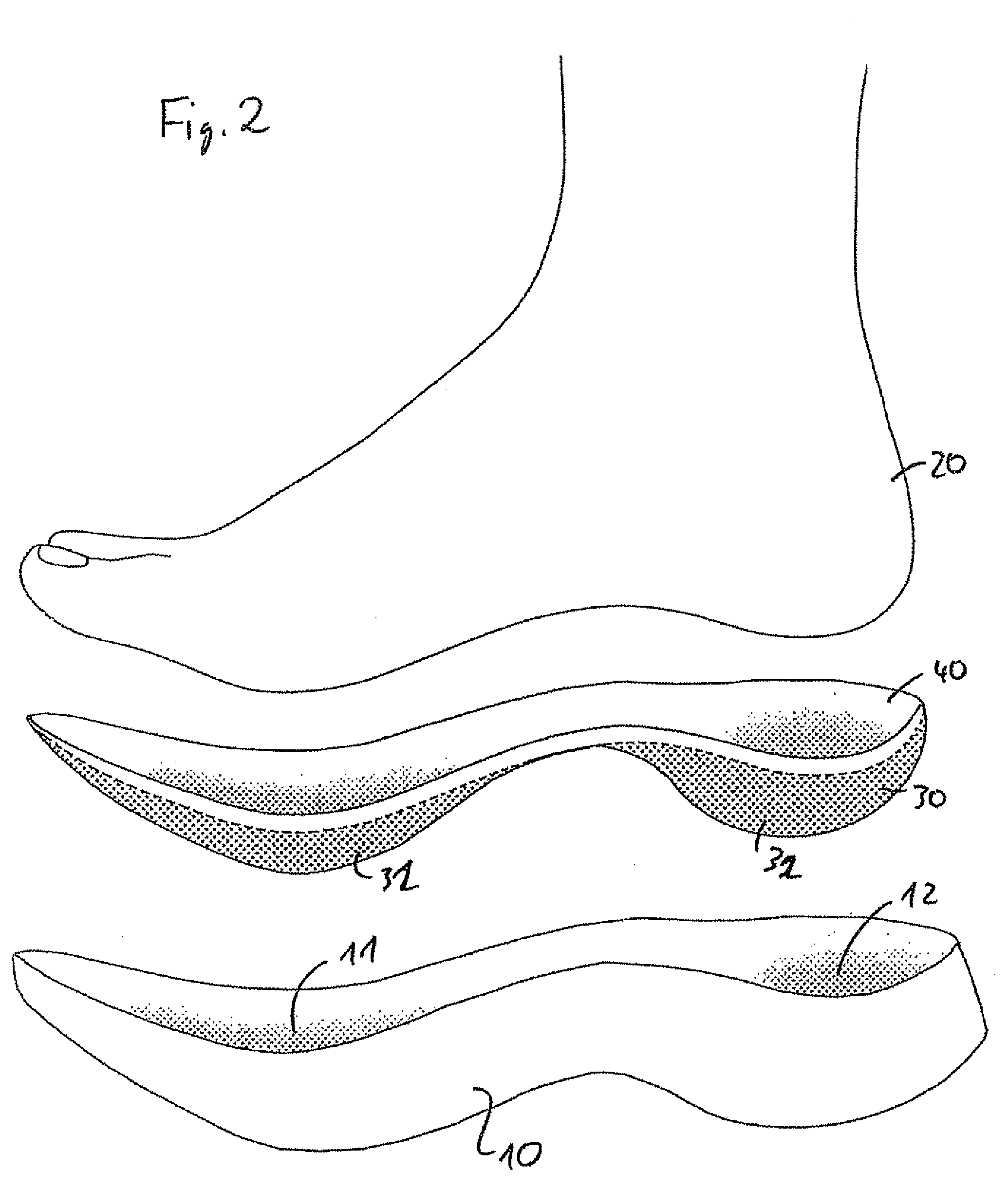 Shoe sole element