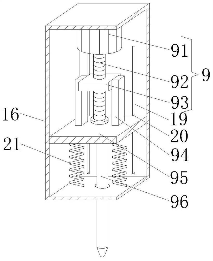 Soil humidity detection equipment with omni-directional adjustment function