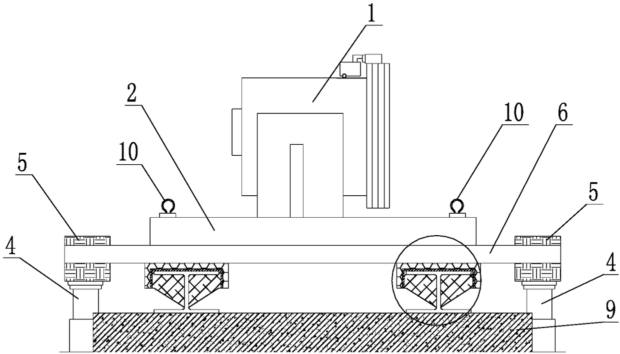 A new belt-type anti-sway vibration damping device for elevator traction machine