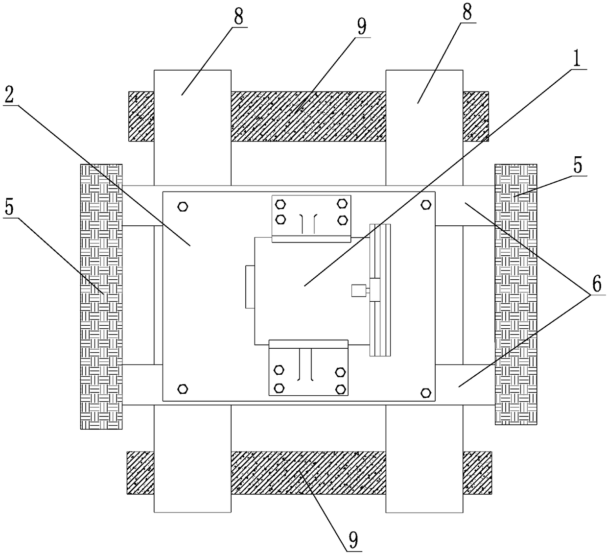 A new belt-type anti-sway vibration damping device for elevator traction machine