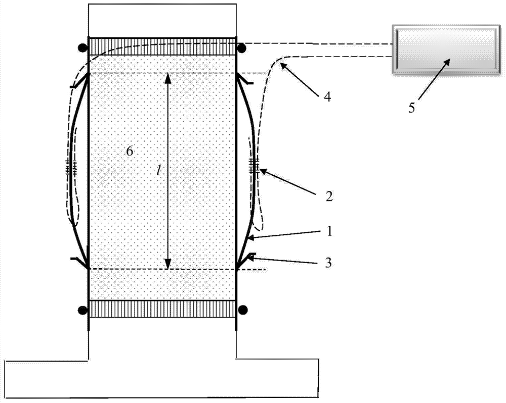 A local displacement measuring device based on fbg sensor