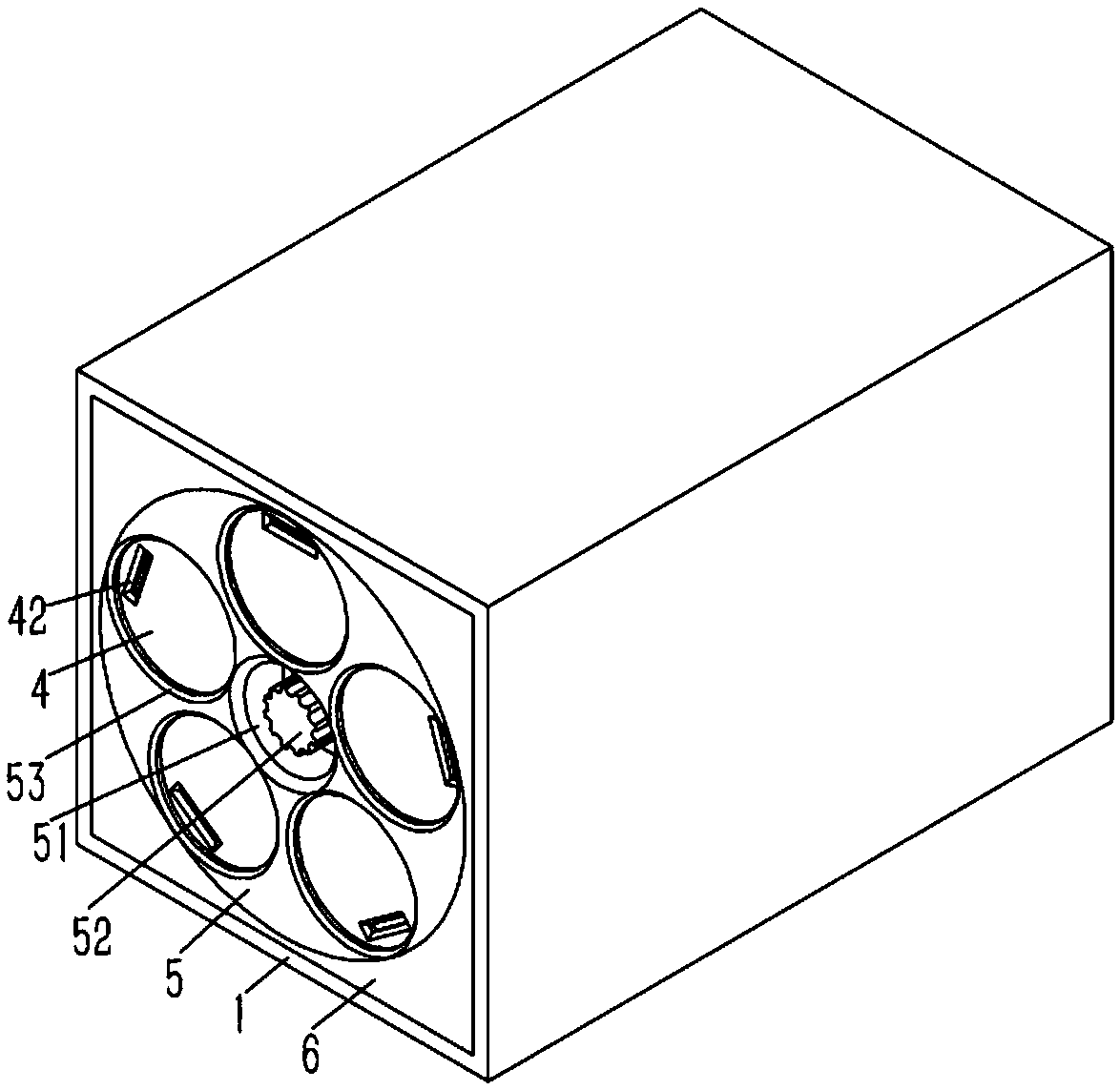 Case list storage cabinet for nurse station