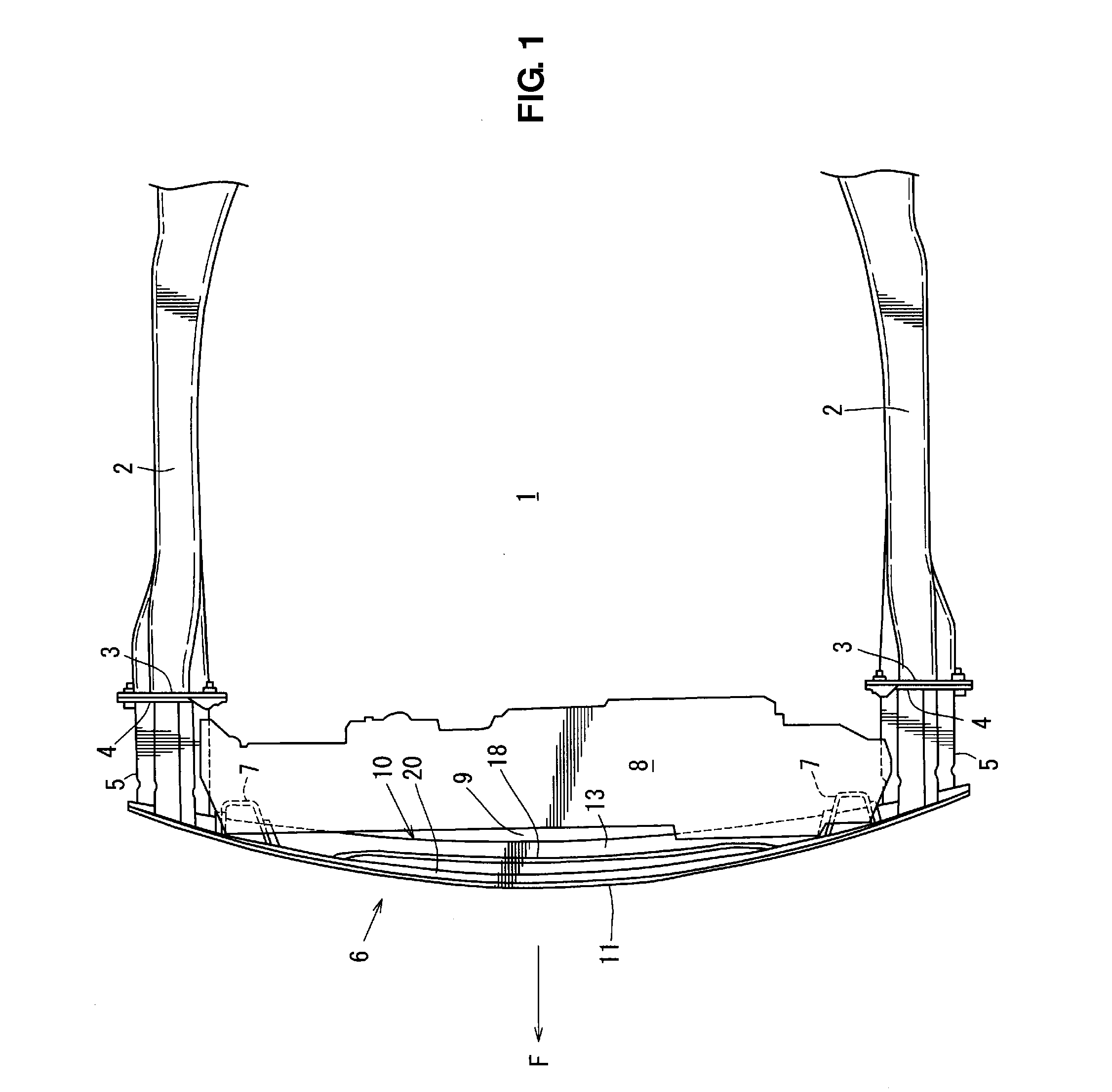 Vehicle-body structure of vehicle