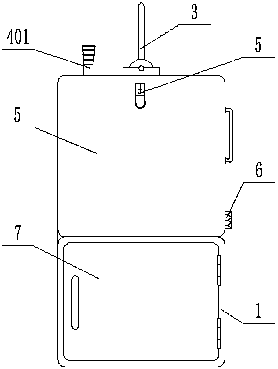 Medical testing-used urine sample collecting device