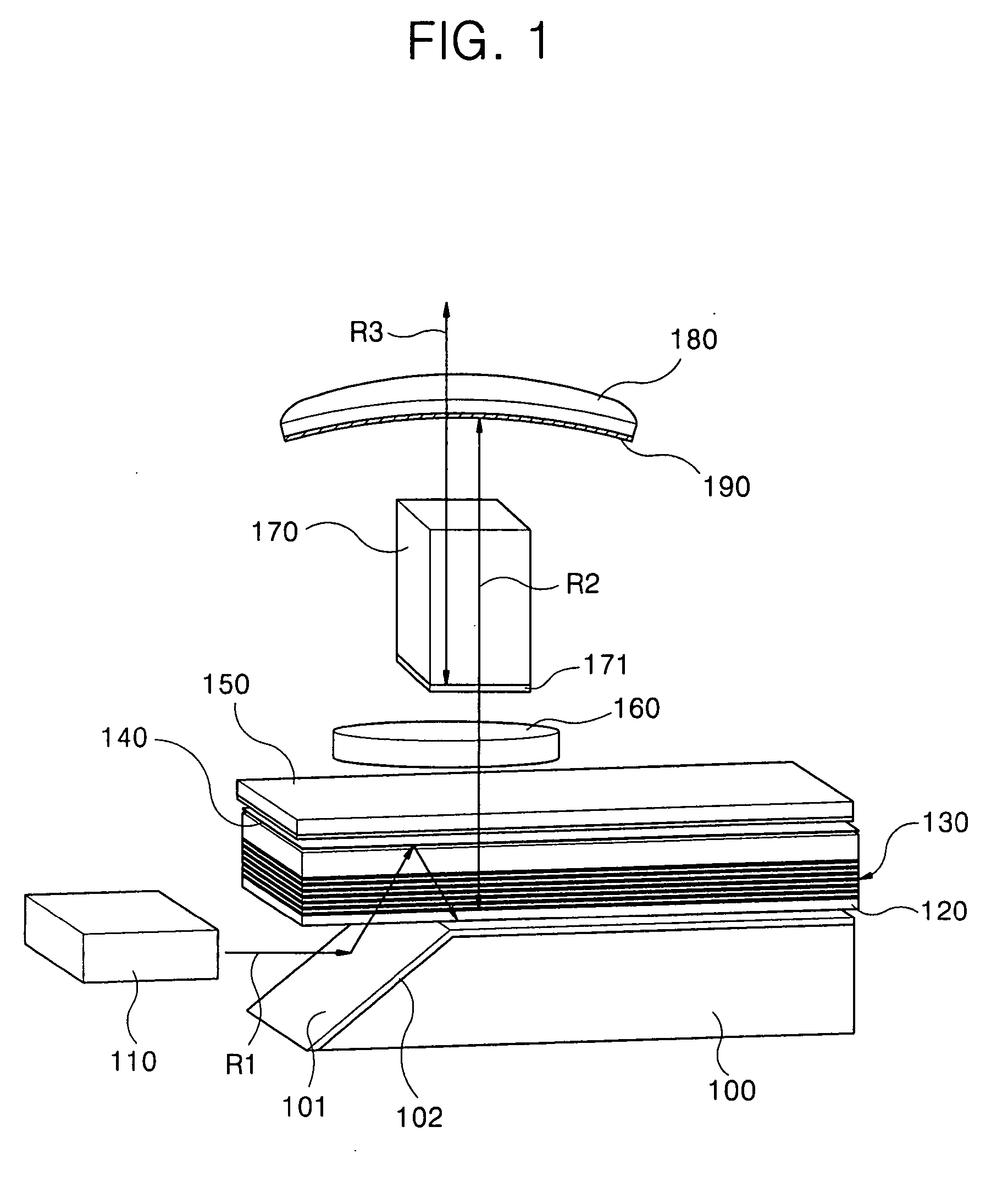 Optically pumped semiconductor laser