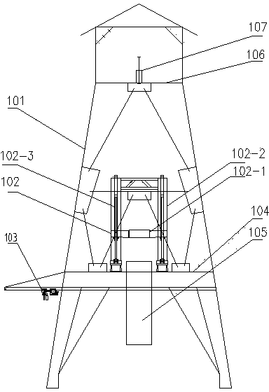 Novel drilling and blasting method vertical shaft drilling machine
