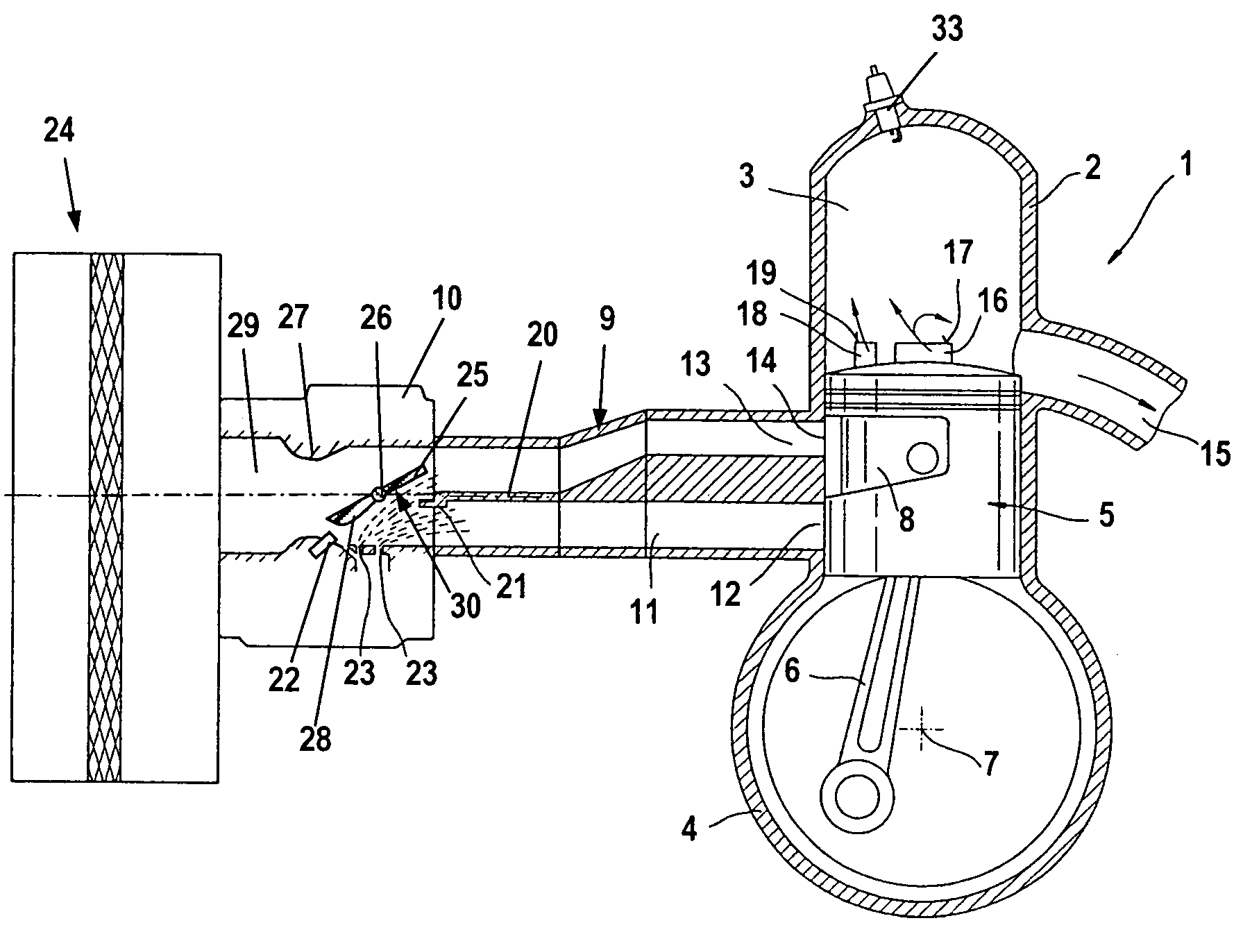 Two-cycle engine