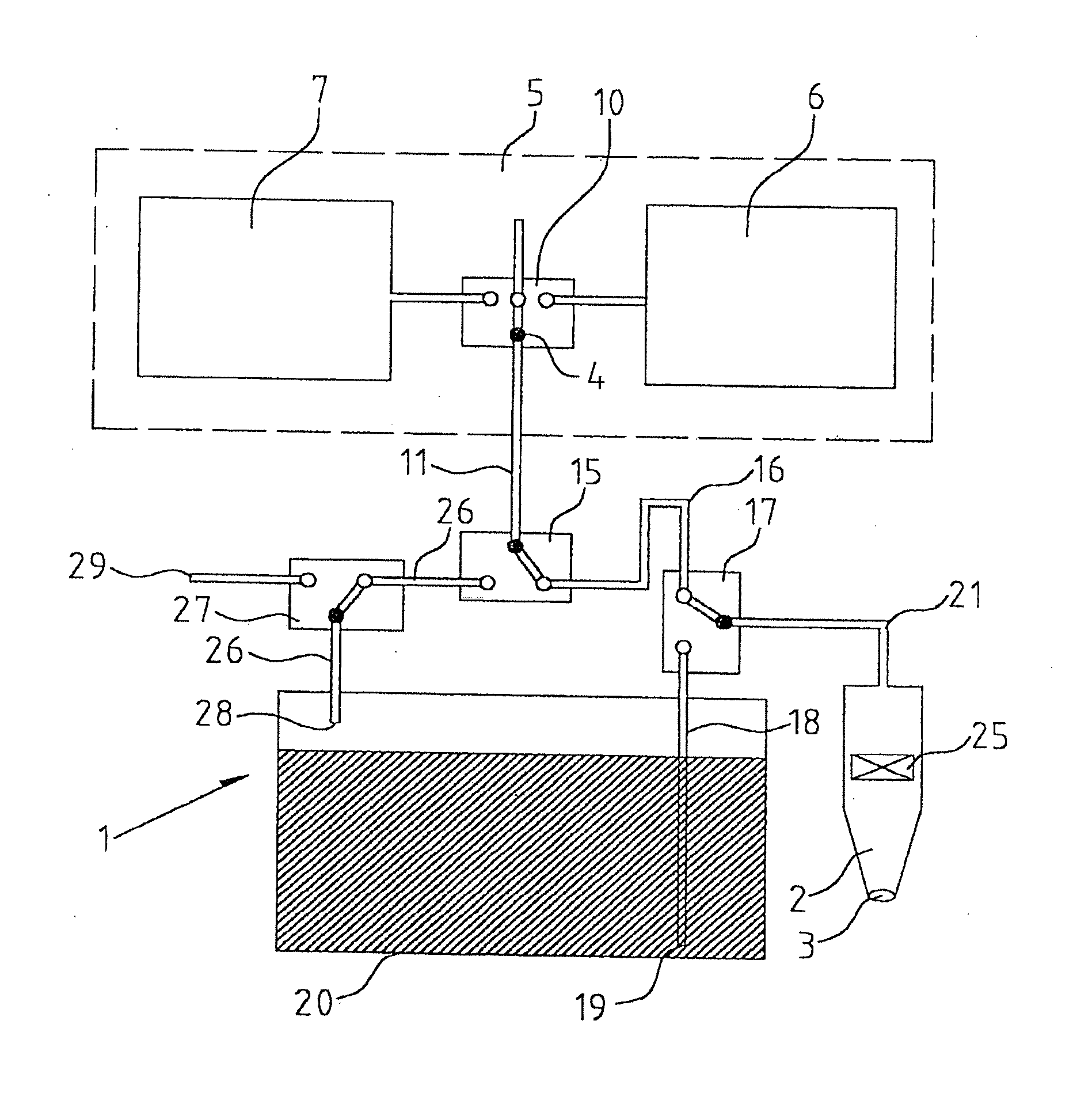 Cleaning of system for dispensing of liquid droplets