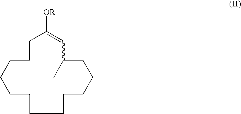 Method of producing macrocyclic ketone, and intermediate thereof