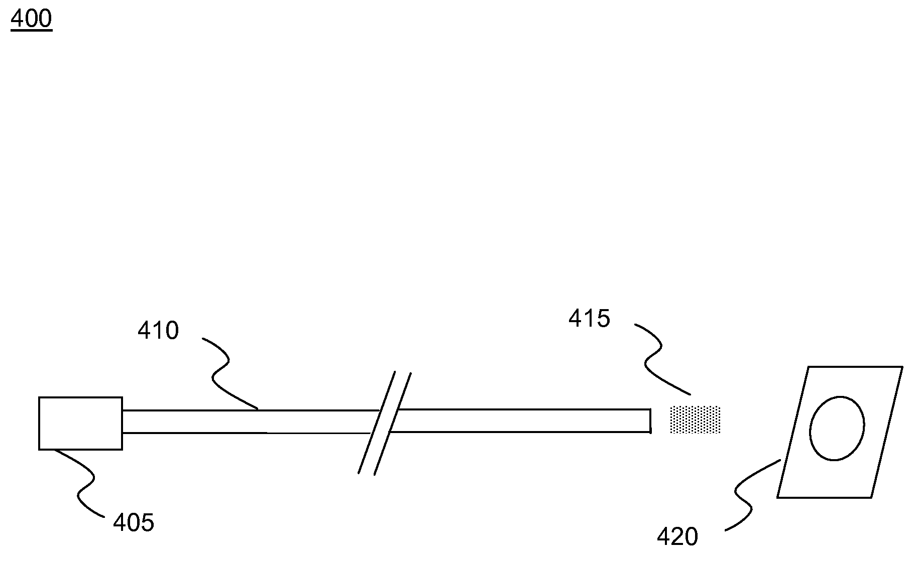 Optical beam flattening using multi-mode fiber