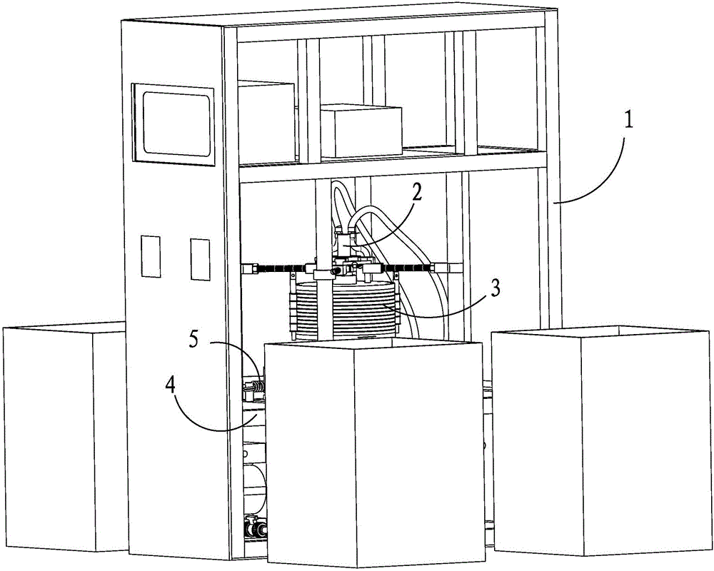 Automatically cleaned filter device and filter equipment